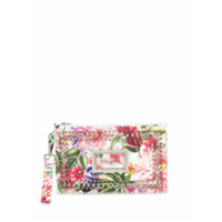 Philipp Plein Clutch com tachas e estampa floral - Rosa