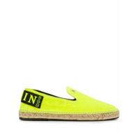 Philipp Plein Espadrille com logo e caveira - Amarelo