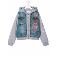 Philipp Plein Jaqueta com estampa de grafite - Azul