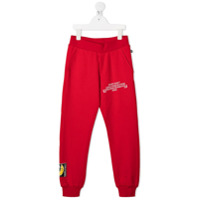 Philipp Plein Junior Calça esportiva cenoura - Vermelho