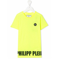 Philipp Plein Junior Camisa polo mangas curtas - Amarelo