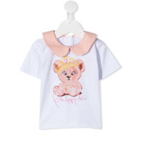 Philipp Plein Junior Camiseta com estampa Teddy Bear - Branco