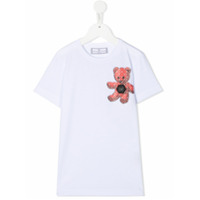 Philipp Plein Junior Camiseta com estampa Teddy Bear - Branco