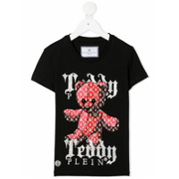 Philipp Plein Junior Camiseta com estampa Teddy Bear - Preto