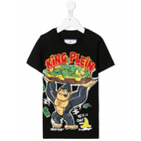 Philipp Plein Junior Camiseta King Plein - Preto