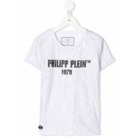Philipp Plein Junior Camiseta SS Crystal - Branco