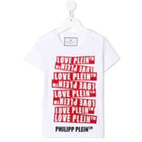 Philipp Plein Junior Camiseta SS Philipp Plein TM - Branco