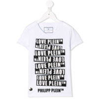 Philipp Plein Junior Camiseta SS Philipp Plein TM - Branco
