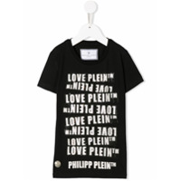 Philipp Plein Junior Camiseta SS Philipp Plein TM - Preto