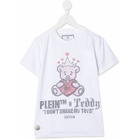 Philipp Plein Junior embellished Teddy bear T-shirt - Branco