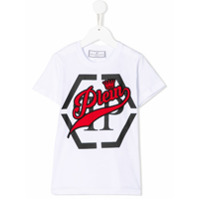 Philipp Plein Junior embroidered logo T-shirt - Branco