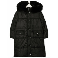 Philipp Plein Junior Jaqueta com capuz - Preto