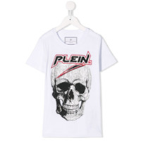 Philipp Plein Junior round neck T-shirt - Branco
