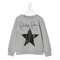 Philipp Plein Junior Studs sweatshirt - Cinza