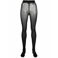 Philipp Plein Meia-calça com aplicações de caveira - Preto