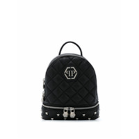 Philipp Plein Mochila com tachas pequenas - Preto