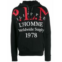 Philipp Plein Moletom com estampa de logo - Preto
