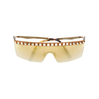 Philipp Plein Óculos de sol 'Rockstud' - Dourado