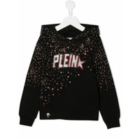 Philipp Plein Plein Star embellished hoodie - Preto