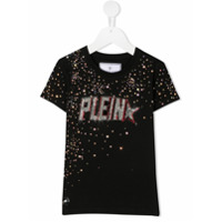 Philipp Plein Plein Star embellished logo T-shirt - Preto