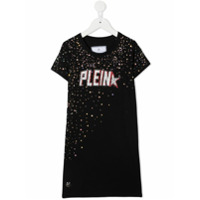 Philipp Plein Plein Star embellished T-shirt dress - Preto