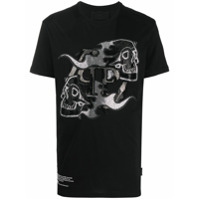 Philipp Plein Skull logo print T-shirt - Preto