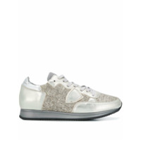 Philippe Model Paris Tênis com recorte - Metálico