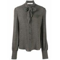 Philosophy Di Lorenzo Serafini Blusa com poás e laço na gola - Preto