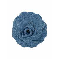 Philosophy Di Lorenzo Serafini Broche jeans floral de corsage - Azul