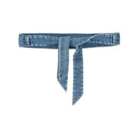 Philosophy Di Lorenzo Serafini Cinto jeans com amarração - Azul