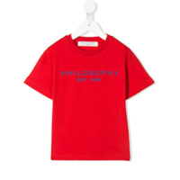 Philosophy Di Lorenzo Serafini Kids Camiseta com estampa de logo - Vermelho