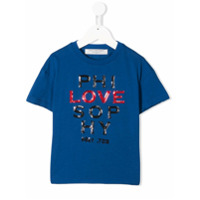 Philosophy Di Lorenzo Serafini Kids Camiseta com logo - Azul