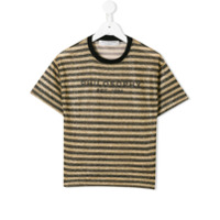 Philosophy Di Lorenzo Serafini Kids Camiseta listrada com logo - Dourado