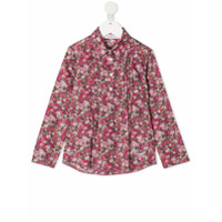 Philosophy Di Lorenzo Serafini Kids floral print long-sleeved shirt - Rosa