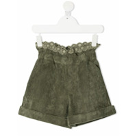 Philosophy Di Lorenzo Serafini Kids paperbag-waist shorts - Verde