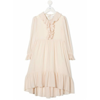 Philosophy Di Lorenzo Serafini Kids Vestido midi com babados - Neutro