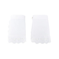 Philosophy Di Lorenzo Serafini Punhos com abotoamento de renda - Branco