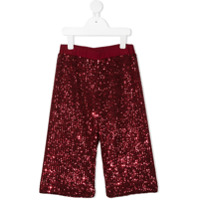 Piccola Ludo Tessi sequined trousers - Vermelho