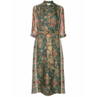 Pierre-Louis Mascia mixed-print silk dress - Estampado