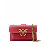 Pinko Bolsa tiracolo com anel de pássaros duplos - Vermelho