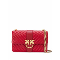 Pinko Bolsa tiracolo Love matelassê - Vermelho