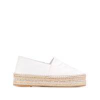 Pinko Espadrille com detalhe de pássaro - Branco