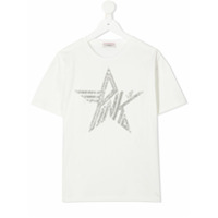 Pinko Kids Camiseta com aplicação de logo - Branco