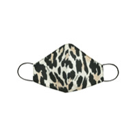 Pinko Máscara com estampa de leopardo - Branco