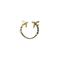Pinko Par de brincos de argolas Love Birds - Dourado