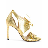 Pinko Sandália com detalhe de recorte vazado - Dourado