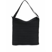 Pleats Please Issey Miyake Bolsa tiracolo com pregas - Preto