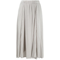 Pleats Please Issey Miyake elasticated pleated skirt - Cinza