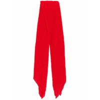 Pleats Please Issey Miyake pleated scarf - Vermelho