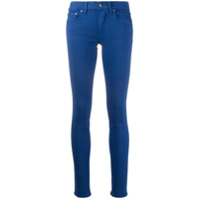 Polo Ralph Lauren Calça jeans skinny cintura baixa - Azul